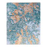 Overdyed One-of-a-Kind Rectangle 8'2" X 10'1" Hand Knotted Area Rug