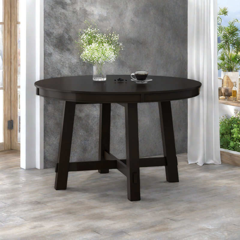 Table de salle à manger extensible Farmhouse, Espresso