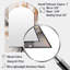 Orange And Grey Mesmerizing Marble Abstraction - Abstract Arch Decorative Mirror On Metal-1053341752