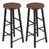 Rustic Brown Seat/Black Frame