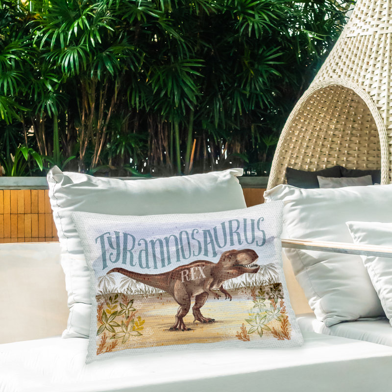 Housse de coussin rectangulaire en polyester pour l'intérieur et l'extérieur par Raquel Maciel