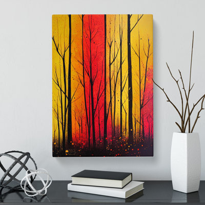 Autumn Forest Abstract Vol.1 - Wrapped Canvas