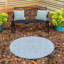 Tapis intérieur / extérieur bleu / ivoire Lithonia-37979841