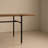 American style retro solid wood dining table.-109025467