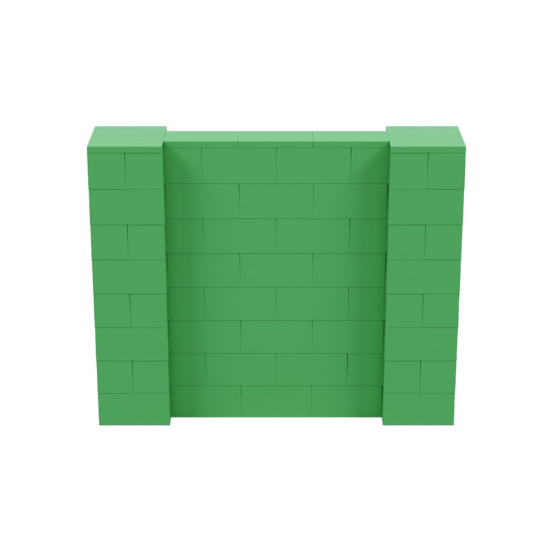Ensemble mural 4 pi de hauteur Everblock, 60", Vert