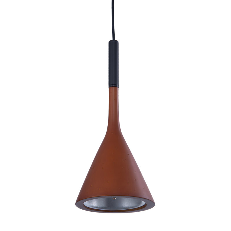 Mokane 1 - Light Black Single Pendant, Red