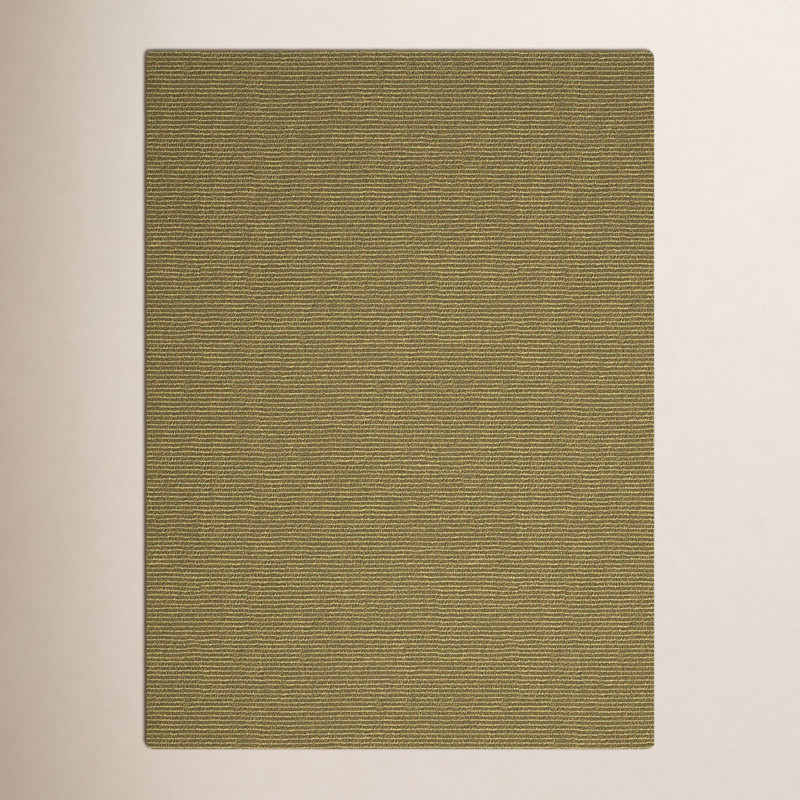 Tapis en laine tissé à la main Crowe, Rectangle 7 pi 6 po x 9 pi 6 po