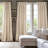 Faux Silk Taffeta French Pleated Blackout Curtains for Bedroom & Living Room Curtains - Single Panel Window Curtains-2014804606-2014804602
