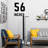Peder 56'' Black Steel Pipe Task Floor Lamp