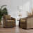 Clarisse Solid Wood Upholstered Swivel Armchair-41176627
