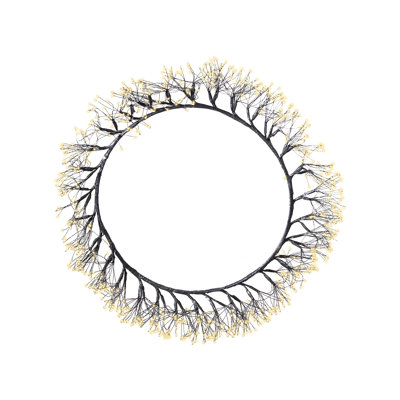 Lighted Metal 52cm Wreath