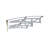 Window Awnings Door Entrance Canopy, Aluminum Alloy Bracket, 0.137 Inch Thick Crystal Solid Polycarbonate Sheet with Valance for Masonry Concrete House-115811183-115811184