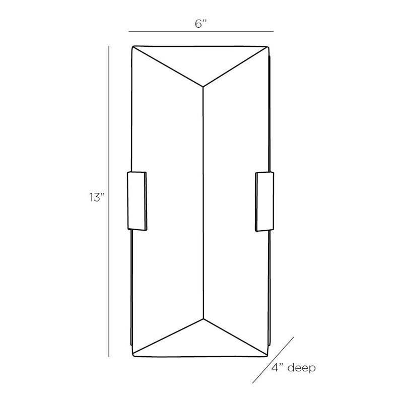 Jenks 2 - Light Flush Mounted Sconce