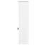 Armoire murale blanche avec miroir et 4 tablettes