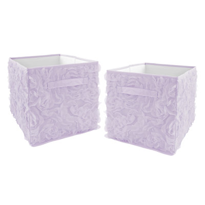 Bac de rangement en tissu Rose Lace