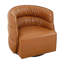 Chaise pivotante rembourrée