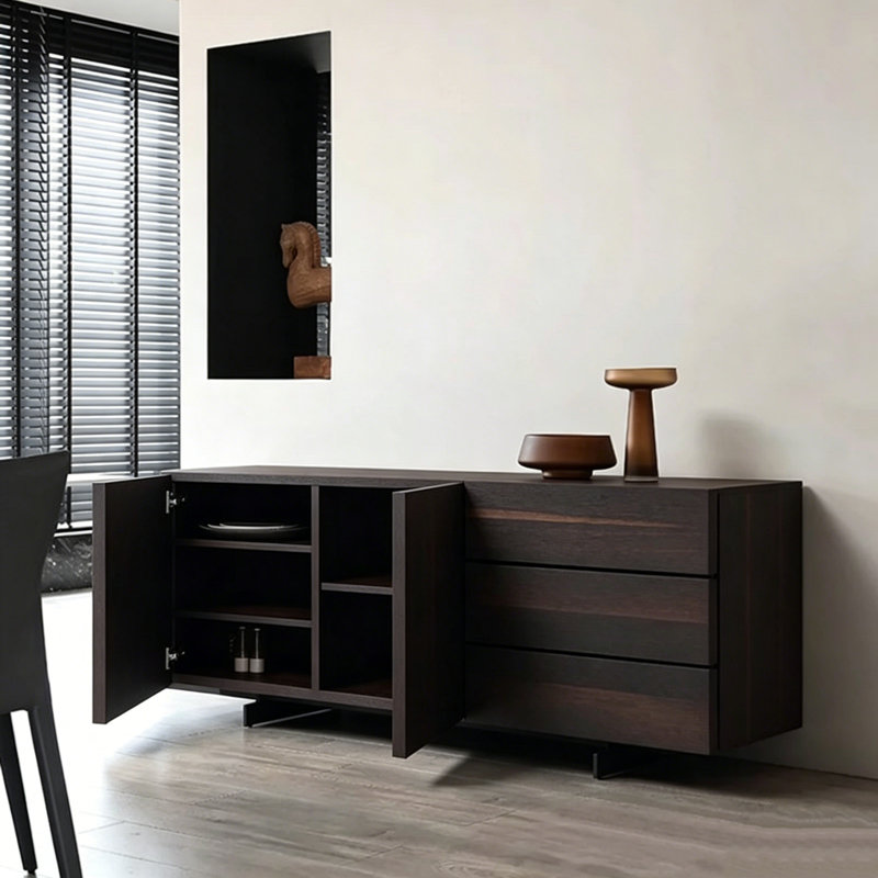 Buffet de cuisine haut de gamme, 29.53" H x 70.87" W x 16.54" D