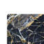 Navy Marble Lacquered With Cork Backing Abstract Rectangle Placemat