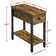 Featherstone Narrow 2 Tier Side Table with Storage