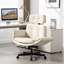 Fauteuil en croix avec siège pivotant à 360 degrés et réglable, siège en cuir de polyuréthane, siège confortable et stable, animal de compagnie, bureau à 6 vitesses, siège à bascule doux, amovible,-1226648138