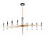 Tempest 8 Light Crystal Linear Chandelier-2062358789