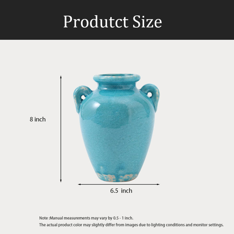 Vase en céramique, Bleu