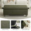 Banc de rangement rembourré en similicuir de 41 po de largeur-1444370129-1456004169
