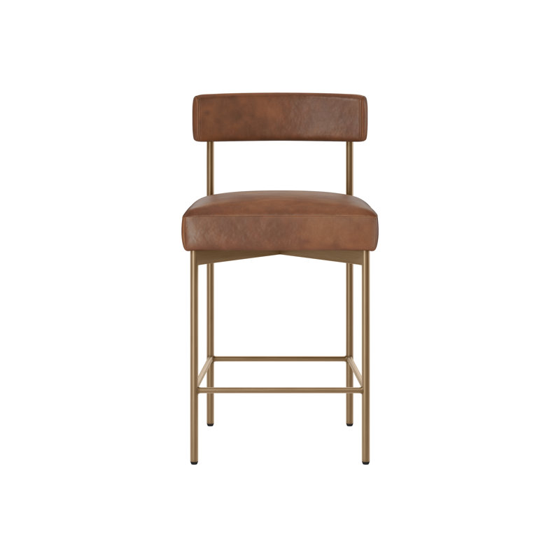 Seneca Upholstered Stool with Metal Frame