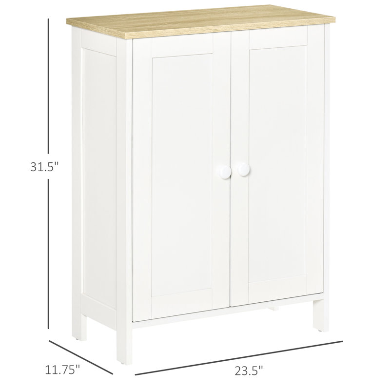 Armoire de rangement à 2 portes réglables à 2 portes, blanc pour divers espaces de vie Armoire avec tablettes, porte, blanc, pièces