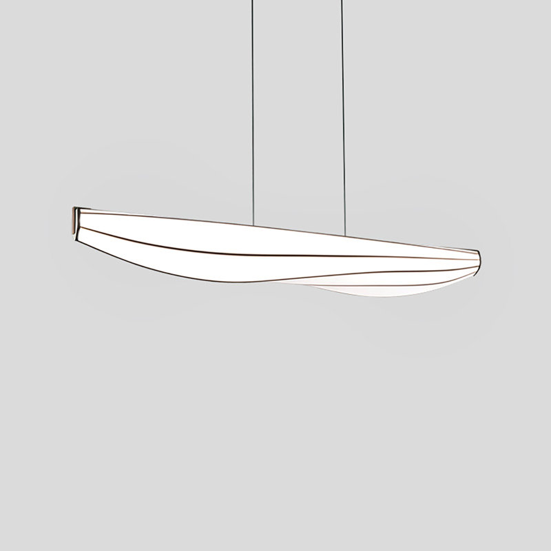 Lenis 1 - Light Pendant, 2700K, 120V, Dark Stained Walnut