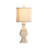28.25" Resin Table Lamp With Oatmeal Shade