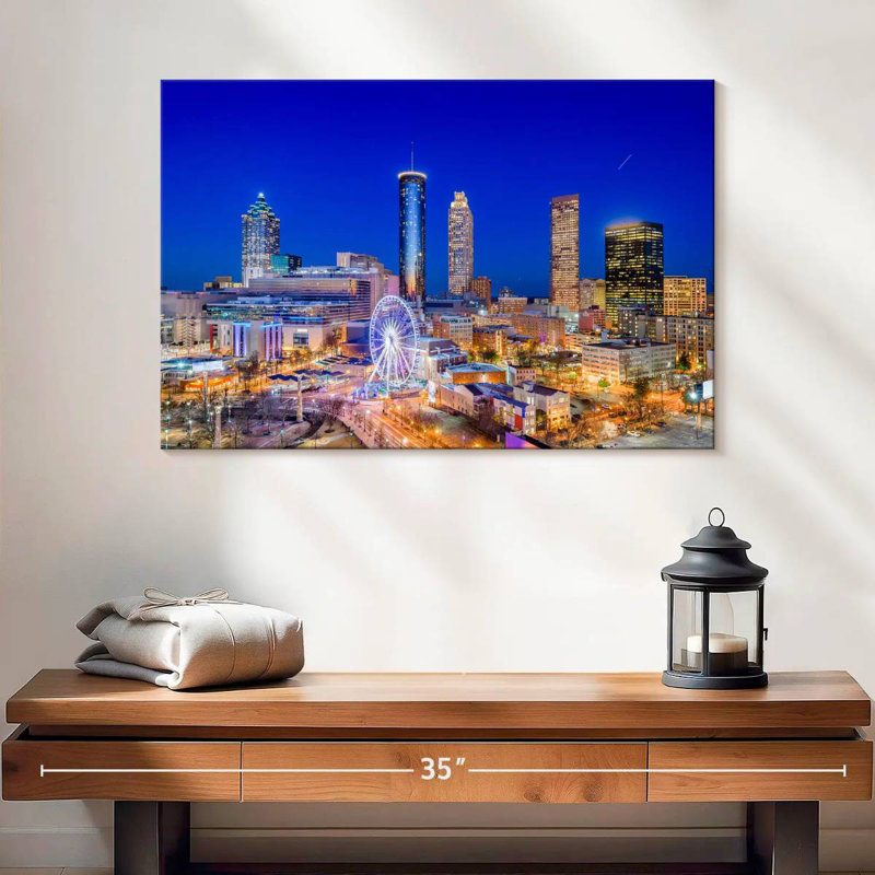 Kavia Spectacular Atlanta Night, H 16 po x l 24 po