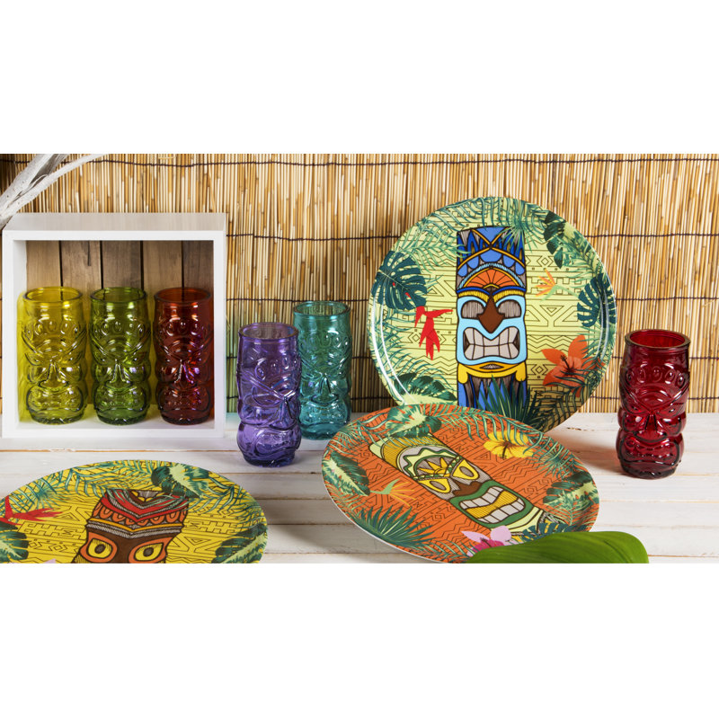 Tiki 550ml Drinking Glass Set