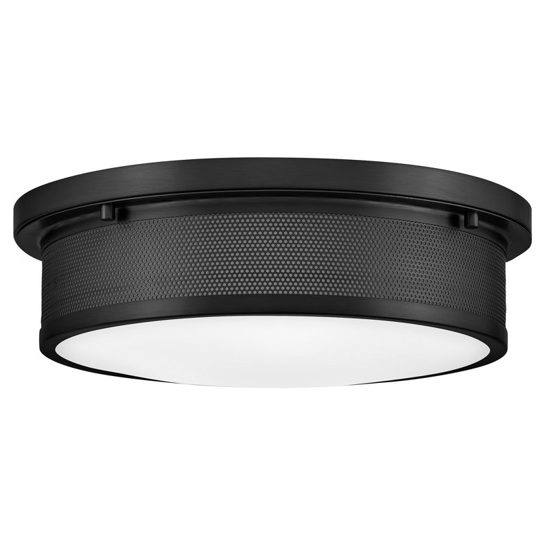 Hinkley Pierce Medium Flush Mount, Black