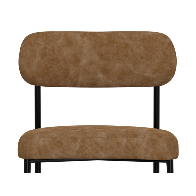 Wooden Frame & Base, Upholstered Square Ottoman