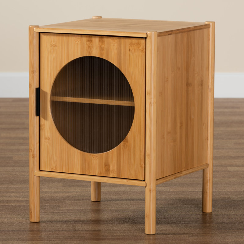 Emilin Solid Wood End Table