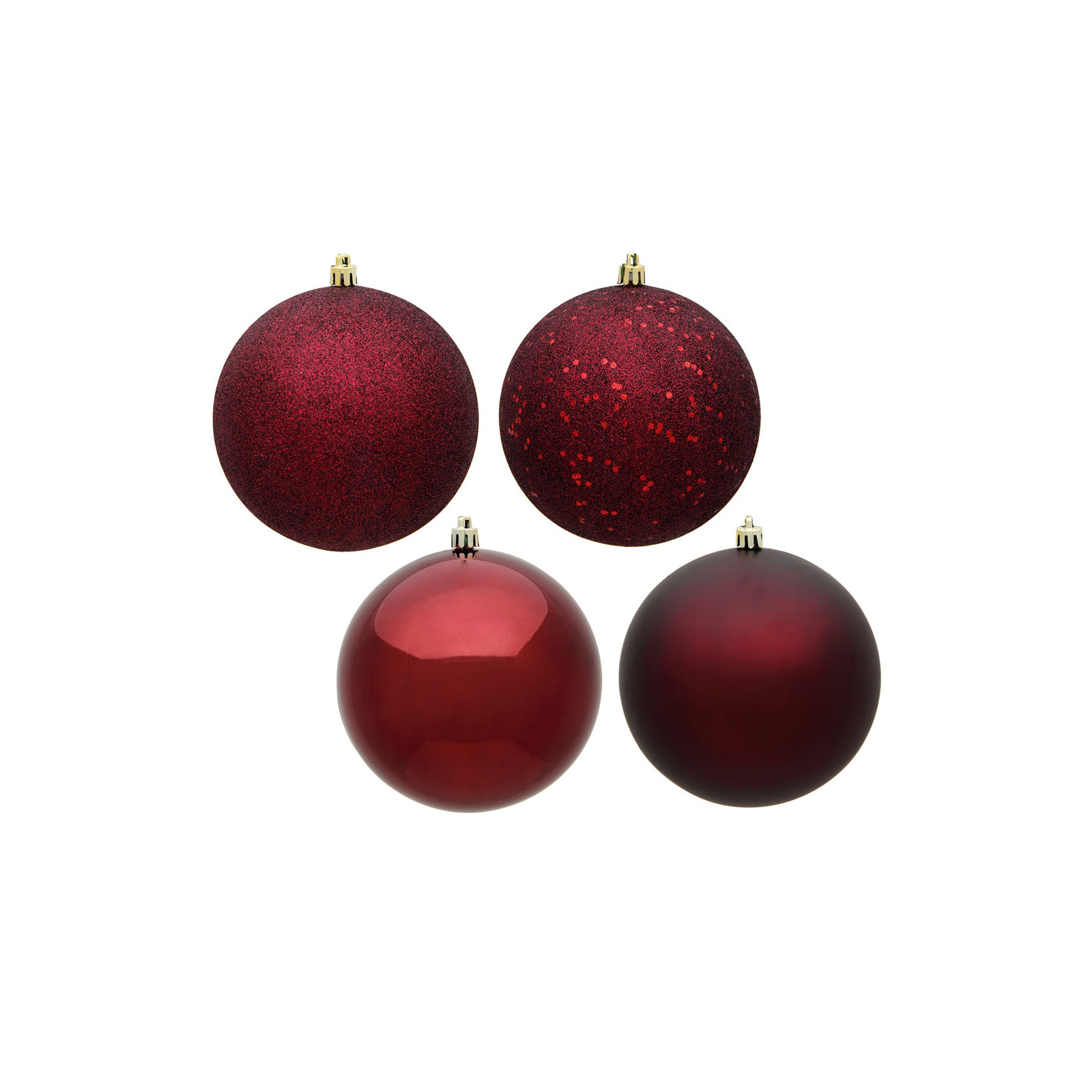 Holiday Décor Ball Ornament, Rust red, 2.75"
