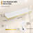 Floating Shelves For Wall With Ledge,White And Gold Picture Ledg...
