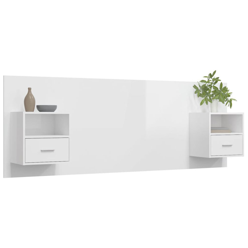 Headboard, Double  (4'6), White