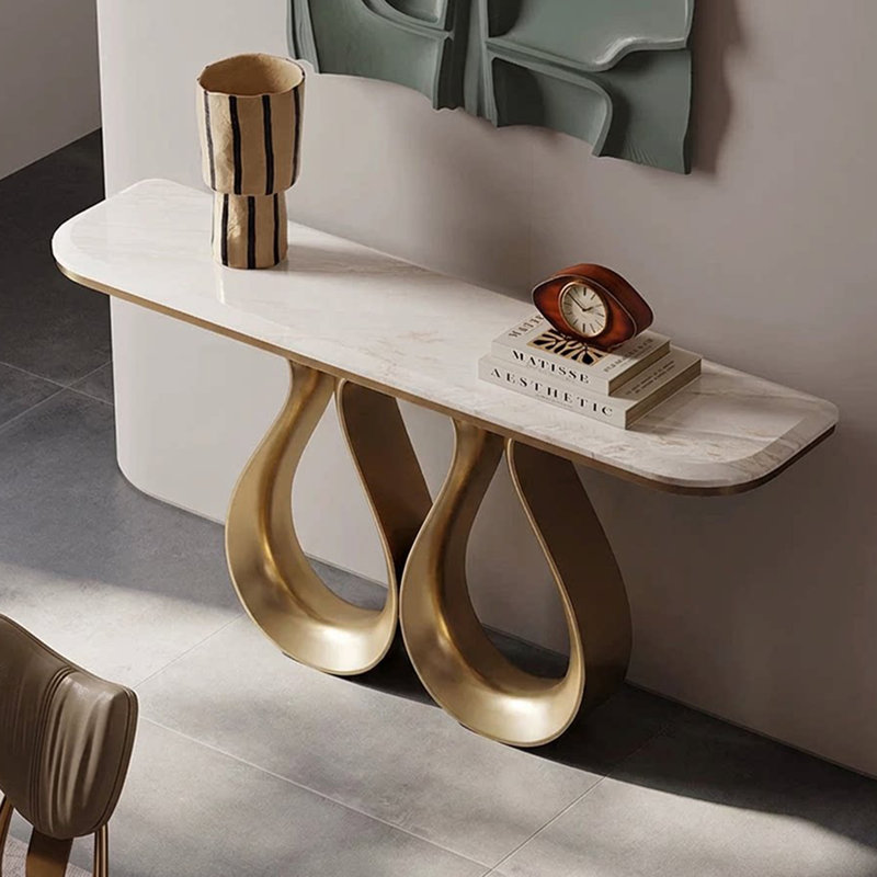 Console Italian Luxury, H 33,5 po x l 54,3 po x P 13,8 po