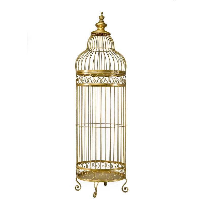 Eveloe Decorative Bird House Or Cage, 42" H x 12" W x 12" D
