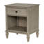 Table de chevet Victoria récupérée gris