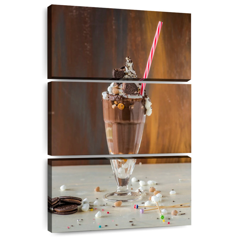 Yarlin Chocolate Cookie Milkshake, 32" H x 20" W
