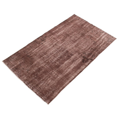 Tapis brun foncé à transition de couleur 4 pi 6 po x 8 pi 6 po