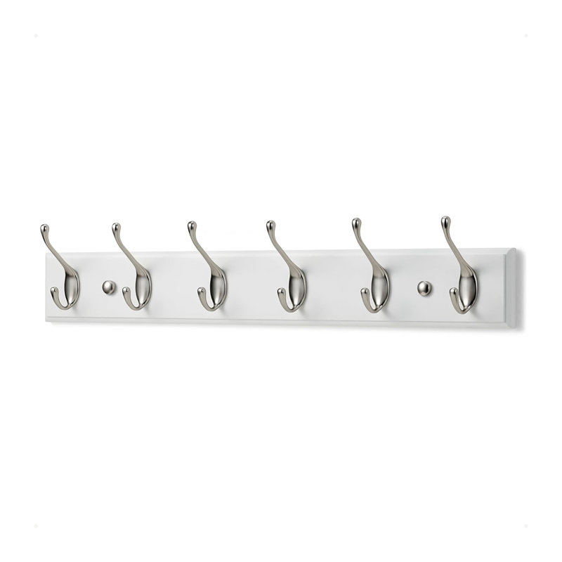 Asaph Wall 8 - Hook Wall Mounted Coat Rack