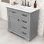 Meuble-lavabo 36 po avec lavabo, tablettes de rangement, tiroirs et porte