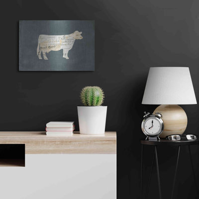 «La Vache Cameo» par Courtney Prahl, art mural en métal