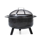 "Life is better by the firepit" Wood Burning Firepit