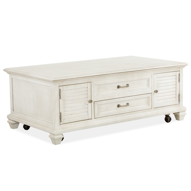 Cili Solid Wood Top Cocktail Table