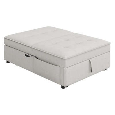 Multi-Function Folding Chair Bed With Storage Pocket And USB Port